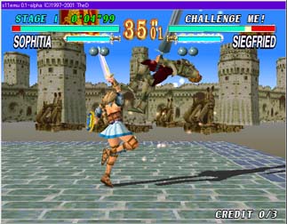 (c)1995 namco Soul Edge Ver.C